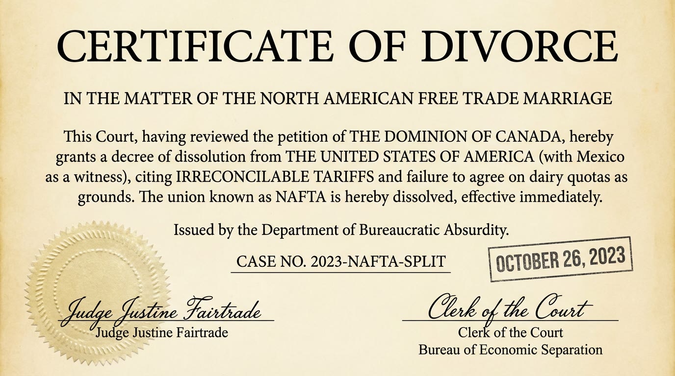 Certificate of Divorce